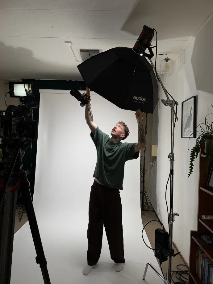 in mijn studio fotograaf Arnhem